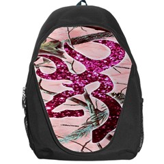 Browning Deer Glitter Backpack Bag by artworkshop