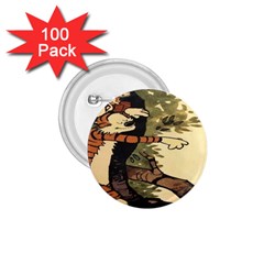 Calvin And Hobbes 1 75  Buttons (100 Pack)  by artworkshop