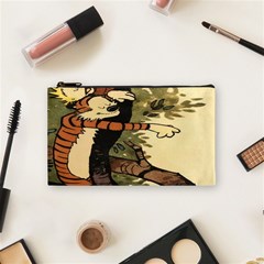 Calvin And Hobbes Cosmetic Bag (small) by artworkshop