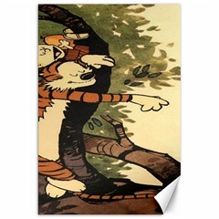 Calvin And Hobbes Canvas 20  X 30  by artworkshop