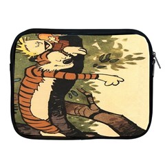 Calvin And Hobbes Apple Ipad 2/3/4 Zipper Cases by artworkshop