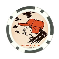 Catcher In The Rye Poker Chip Card Guard by artworkshop