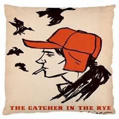 Catcher In The Rye Standard Flano Cushion Case (one Side) by artworkshop