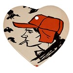 Catcher In The Rye Ornament (Heart) Front