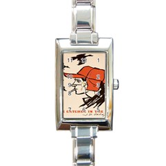 Catcher In The Rye Rectangle Italian Charm Watch by artworkshop