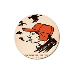 Catcher In The Rye Magnet 3  (round) by artworkshop