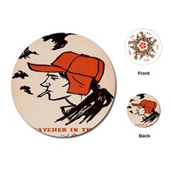 Catcher In The Rye Playing Cards Single Design (round) by artworkshop