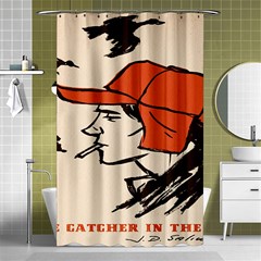 Catcher In The Rye Shower Curtain 48  X 72  (small)  by artworkshop