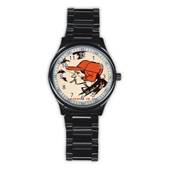 Catcher In The Rye Stainless Steel Round Watch by artworkshop