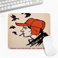 Catcher In The Rye Large Mousepads by artworkshop