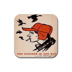 Catcher In The Rye Rubber Coaster (square) by artworkshop