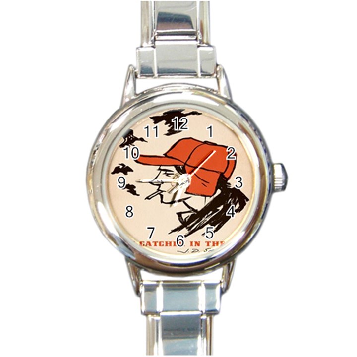 Catcher In The Rye Round Italian Charm Watch