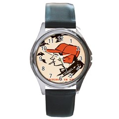 Catcher In The Rye Round Metal Watch by artworkshop