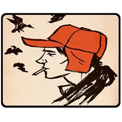 Catcher In The Rye Fleece Blanket (medium)  by artworkshop