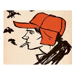 Catcher In The Rye Double Sided Flano Blanket (large)  by artworkshop