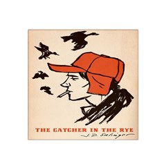 Catcher In The Rye Satin Bandana Scarf 22  X 22  by artworkshop