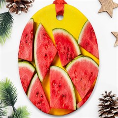 Watermelon Ornament (oval)