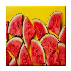 Watermelon Tile Coaster by artworkshop