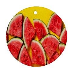 Watermelon Ornament (round) by artworkshop