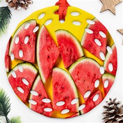 Watermelon Ornament (round Filigree) by artworkshop