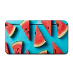 Watermelon Blue Background Medium Bar Mats by artworkshop