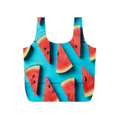 Watermelon Blue Background Full Print Recycle Bag (s) by artworkshop