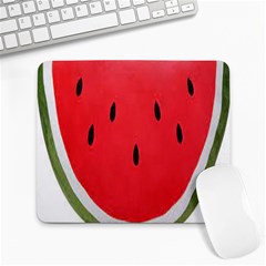 Watermelon Pillow Fluffy Large Mousepads by artworkshop