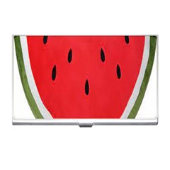 Watermelon Pillow Fluffy Business Card Holder by artworkshop