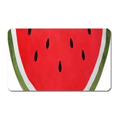 Watermelon Pillow Fluffy Magnet (rectangular) by artworkshop