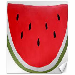 Watermelon Pillow Fluffy Canvas 8  X 10  by artworkshop