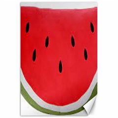 Watermelon Pillow Fluffy Canvas 20  X 30  by artworkshop