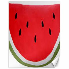 Watermelon Pillow Fluffy Canvas 12  X 16 