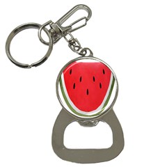 Watermelon Pillow Fluffy Bottle Opener Key Chain by artworkshop