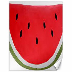 Watermelon Pillow Fluffy Canvas 18  X 24  by artworkshop