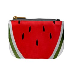 Watermelon Pillow Fluffy Mini Coin Purse by artworkshop