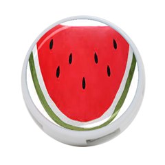 Watermelon Pillow Fluffy 4-port Usb Hub (one Side) by artworkshop