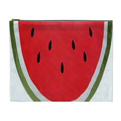 Watermelon Pillow Fluffy Cosmetic Bag (xl) by artworkshop