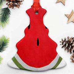 Watermelon Pillow Fluffy Christmas Tree Ornament (two Sides)