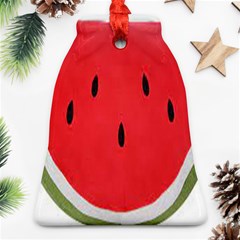 Watermelon Pillow Fluffy Ornament (bell) by artworkshop