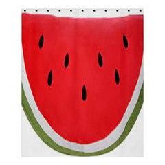 Watermelon Pillow Fluffy Shower Curtain 60  X 72  (medium)  by artworkshop