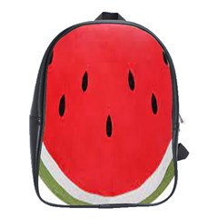 Watermelon Pillow Fluffy School Bag (xl) by artworkshop