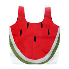 Watermelon Pillow Fluffy Full Print Recycle Bag (l) by artworkshop