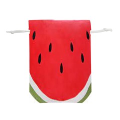 Watermelon Pillow Fluffy Lightweight Drawstring Pouch (s) by artworkshop