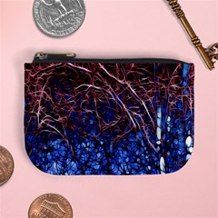 Autumn Fractal Forest Background Mini Coin Purse by Amaryn4rt