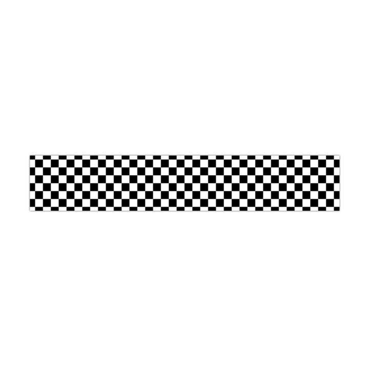 Black And White Checkerboard Background Board Checker Flano Scarf (Mini)