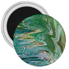 Emerald Patterns 3  Magnets by kaleidomarblingart