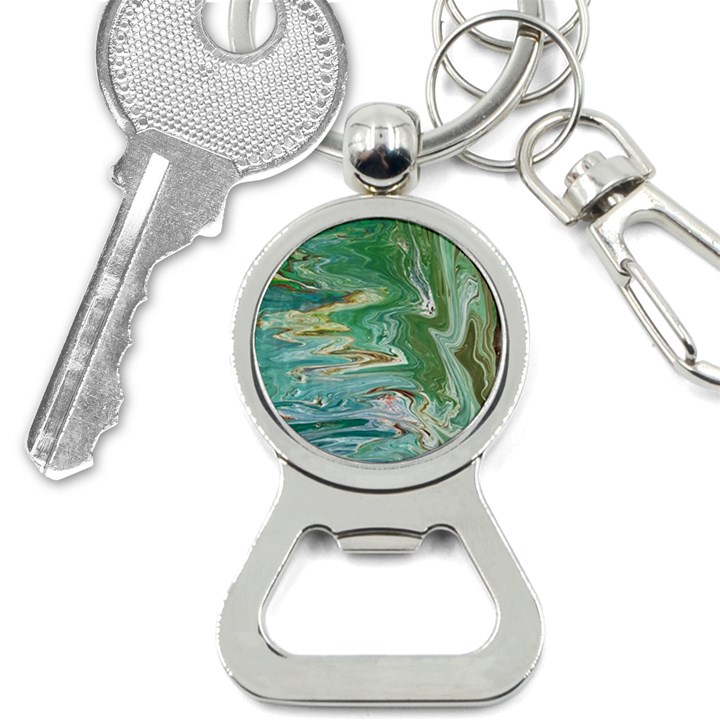 Emerald paTTERNS Bottle Opener Key Chain