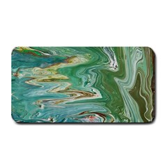 Emerald Patterns Medium Bar Mats by kaleidomarblingart