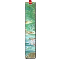 Emerald Patterns Large Book Marks by kaleidomarblingart