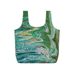 Emerald Patterns Full Print Recycle Bag (s) by kaleidomarblingart